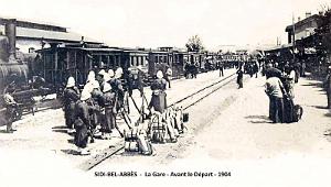 SIDI-BEL-ABBES - GARE - DEPART - 1904